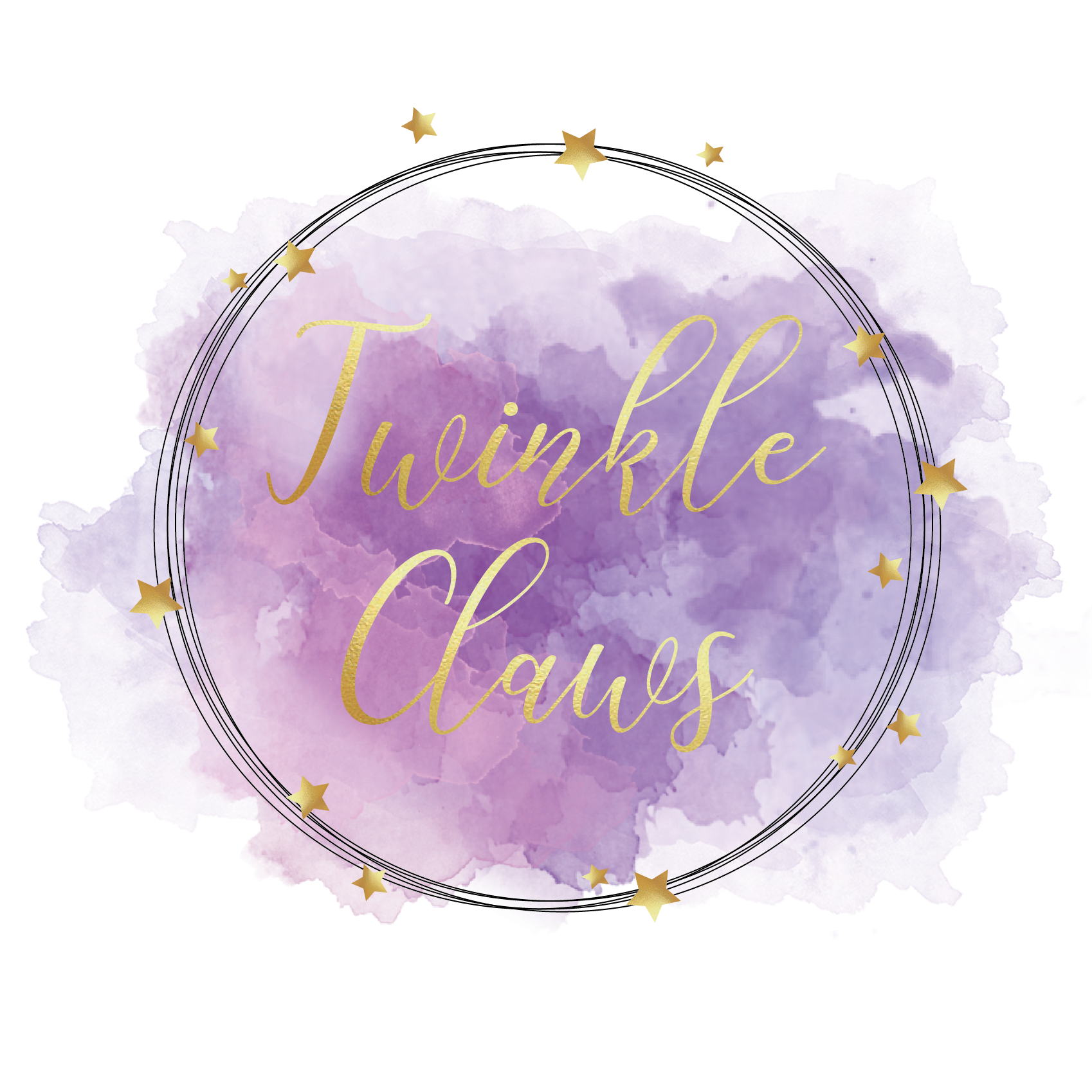 Twinkle Claws Logo 01 Cropped Stickers Twinkle Claws